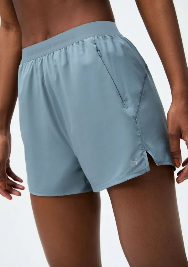 Shorts Esportivo Feminino Easy Care - Azul XG