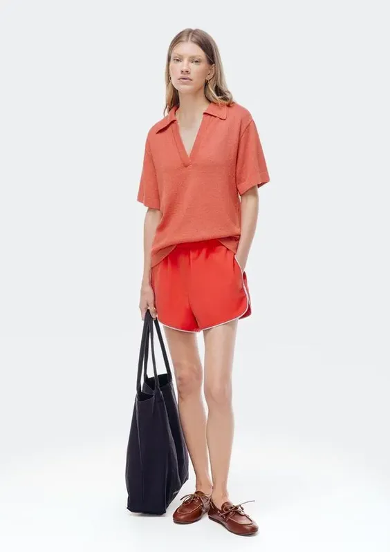 Shorts Feminino Runner - Vermelho P