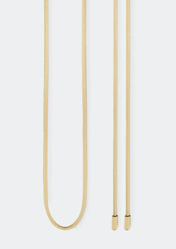 Cinto Feminino Fino Cordão - Bege G