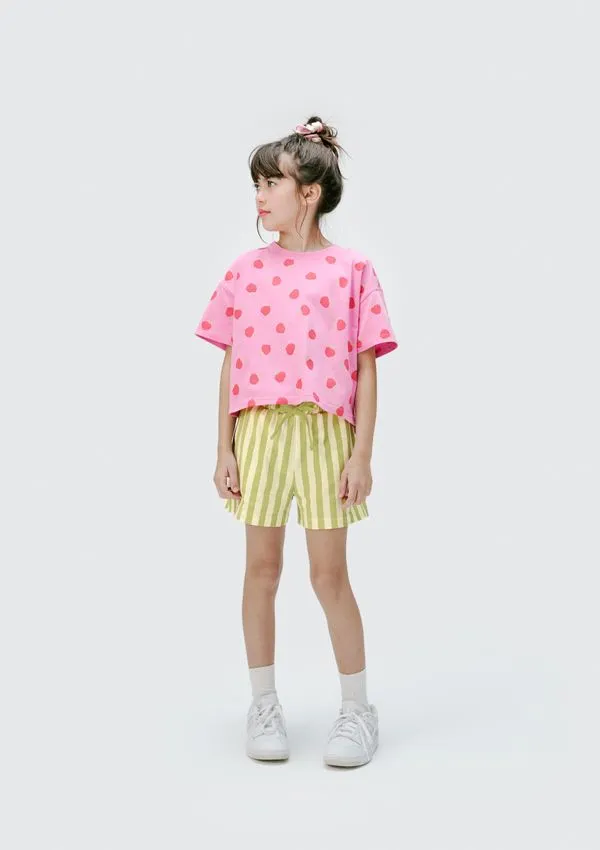 Shorts Infantil Menina Clochard - Verde 010