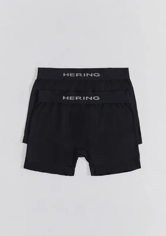 Kit 2 Cuecas Boxer Sem Costura - Preto XG