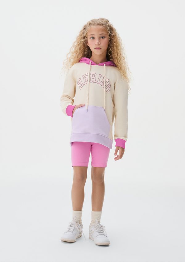 Blusão De Moletom Infantil Menina - Amarelo 008