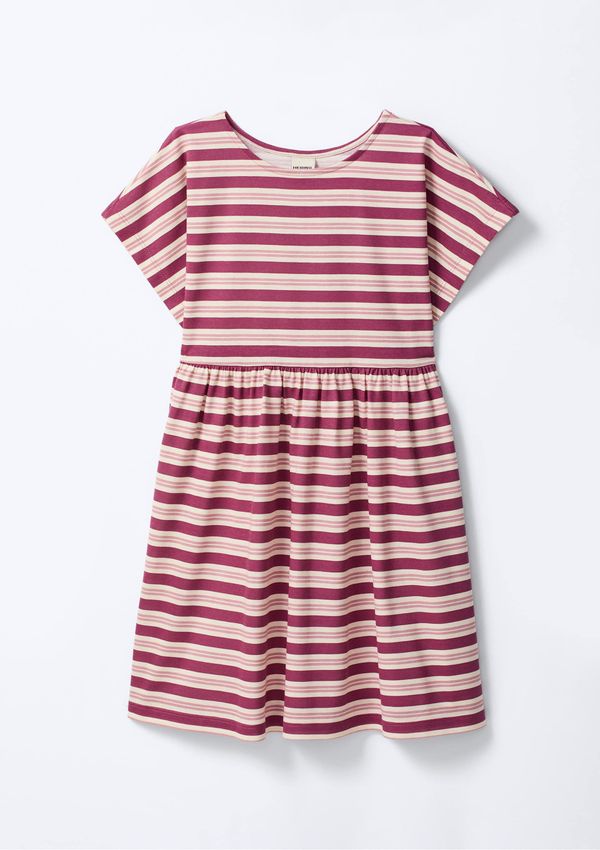 Vestido Curto Infantil Estampado Em Algodão - Rosa 016