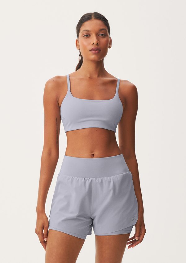 Shorts Esportivo Feminino Runner Secagem Rápida - Cinza M