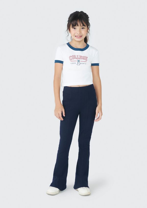Calça Infantil Menina Flare - Azul 008