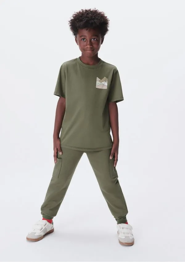Conjunto Infantil Unissex Com Estampa - Verde 010