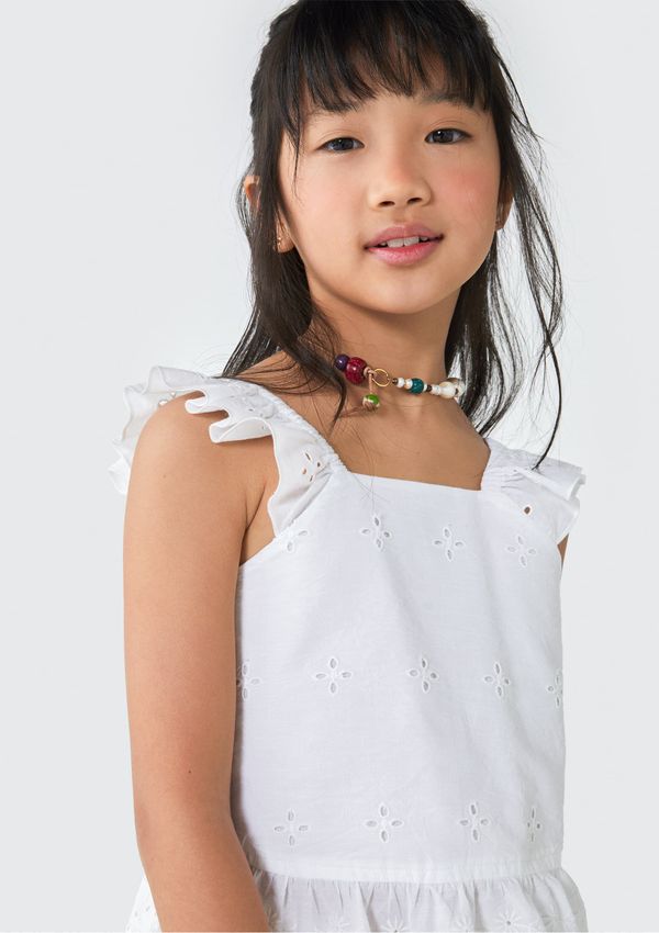 Regata Infantil Menina - Branco 010