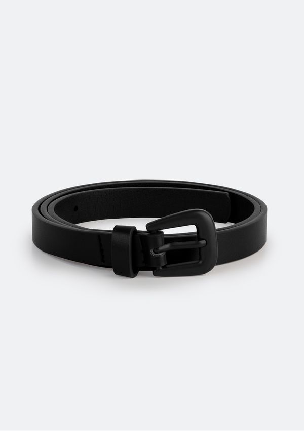 Cinto Feminino Fino Com Fivela De Metal - Preto M