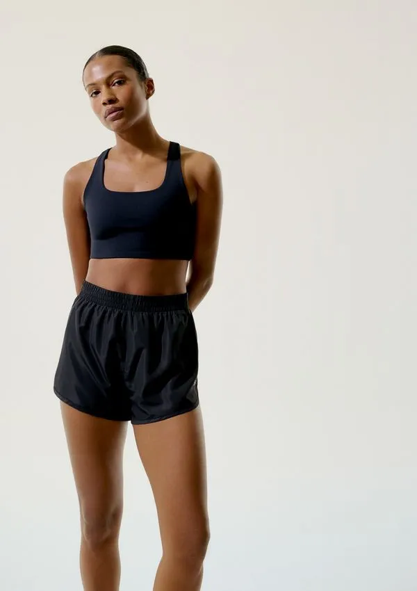 Shorts Esportivo Feminino Runner Easy Care - Preto P