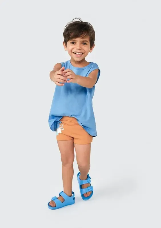 Sunga Infantil Menino Toddler - Laranja 06M