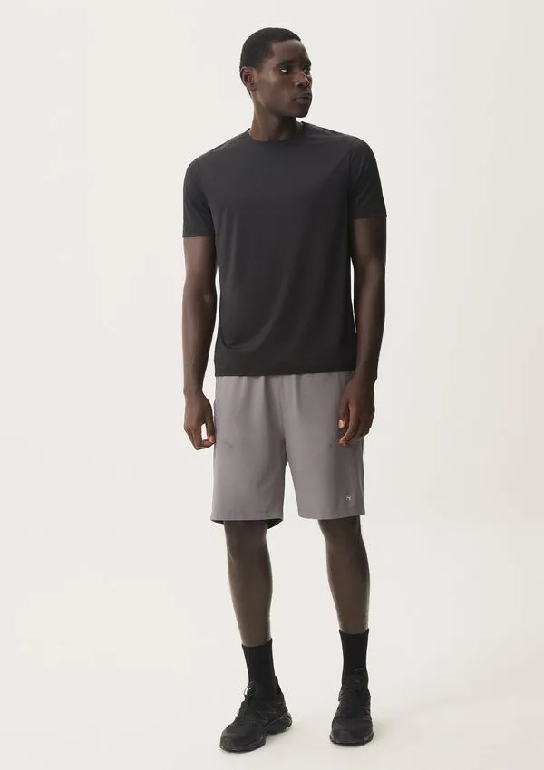 Bermuda Esportiva Masculina Com Recorte - Cinza XG