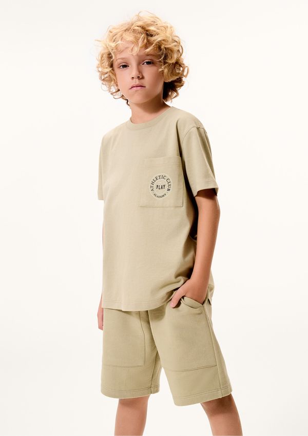 Conjunto Infantil Menino Moletom Estampado - Verde 010