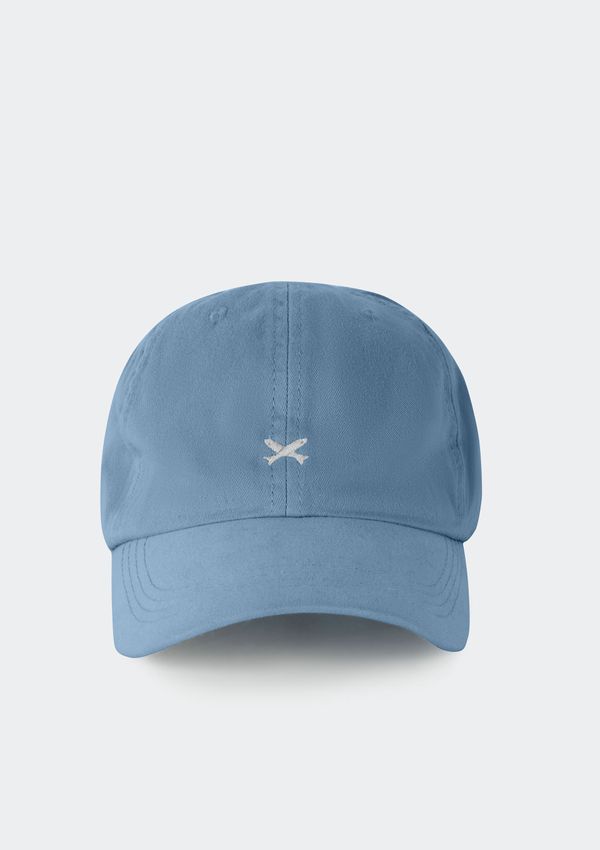 Boné Masculino Aba Curva Com Bordado - Azul UNI