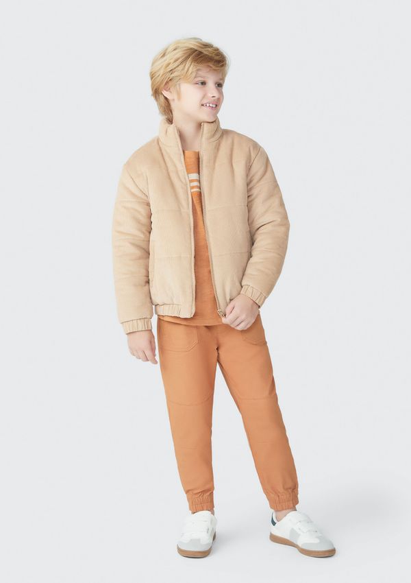 Jaqueta Puffer Infantil Unissex Comfort - Bege 008