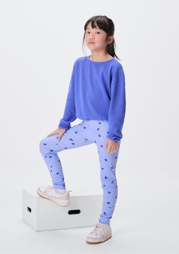 Conjunto Infantil Menina Texturizado Com Estampa - Azul 006