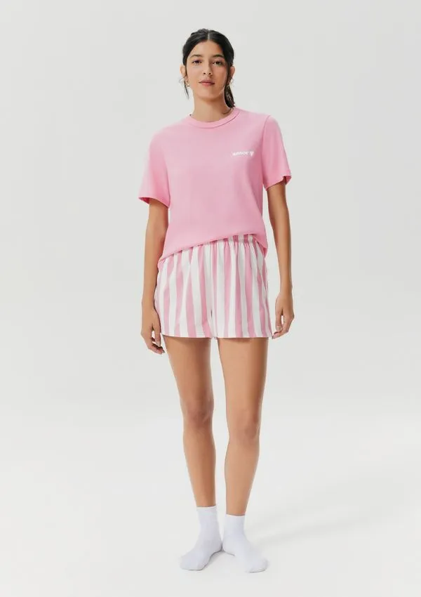 Pijama Curto Feminino + Saquinho - Rosa XP