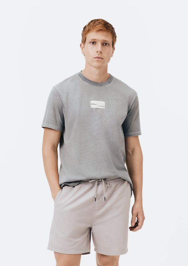 Shorts Masculino De Sarja - Cinza M