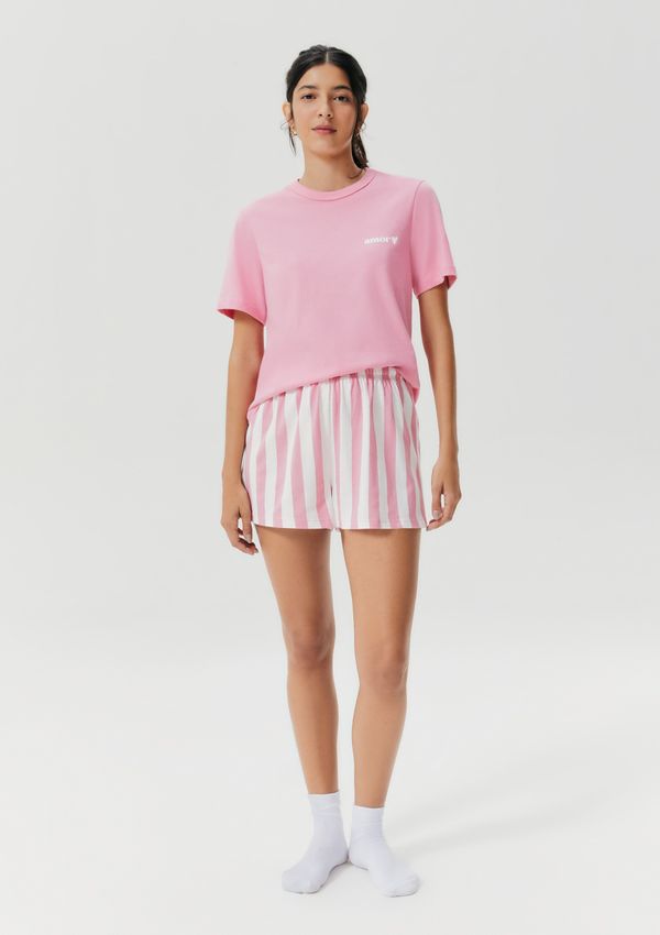 Pijama Curto Feminino + Saquinho - Rosa M