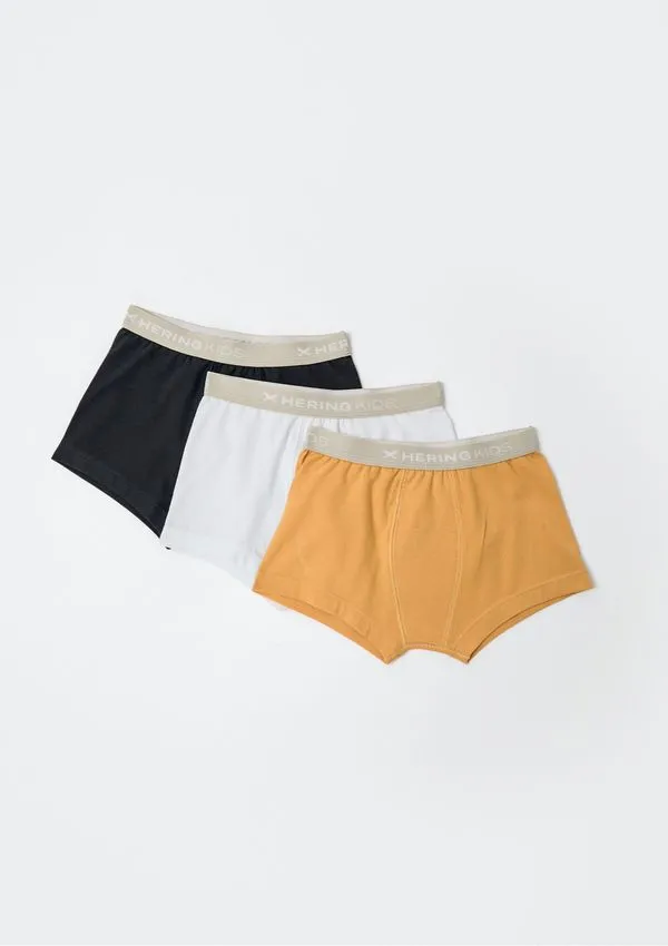 Kit Com 3 Cuecas Infantil Boxer - Multicolorido 012