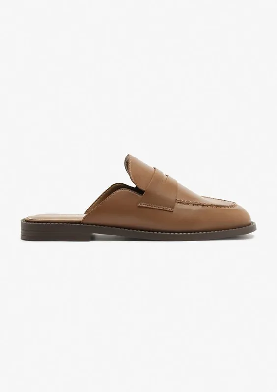 Mocassim Feminino Em Couro - Marrom 034