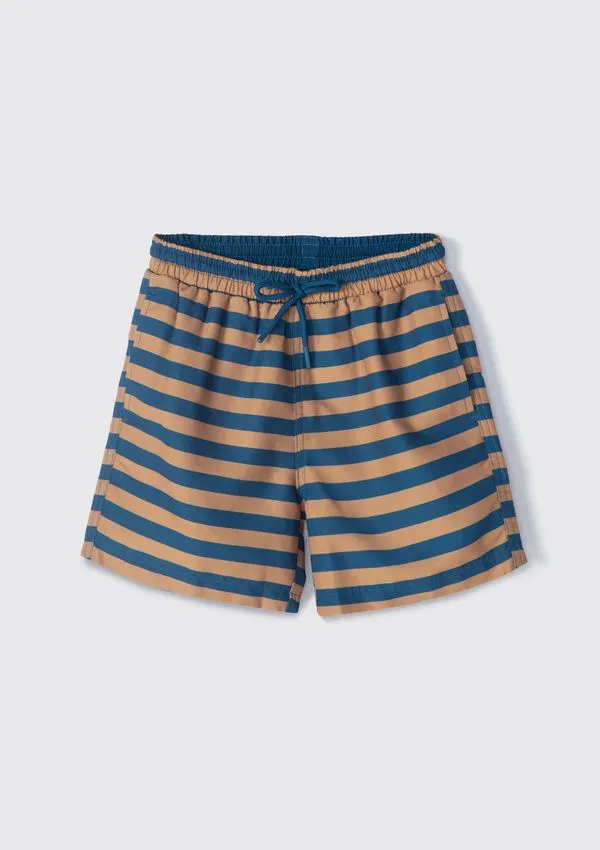 Shorts Infantil Menino Estampado - Azul 012