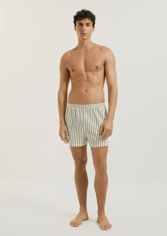 Cueca Samba Canção Estampada - Creme G