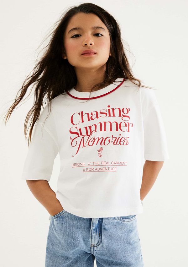 Blusa Infantil Menina Oversized Super Cotton - Branco 006