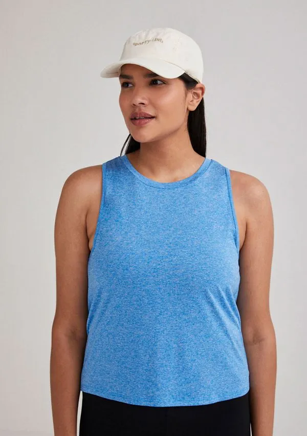 Regata Esportiva Feminina Em Poliamida - Azul P