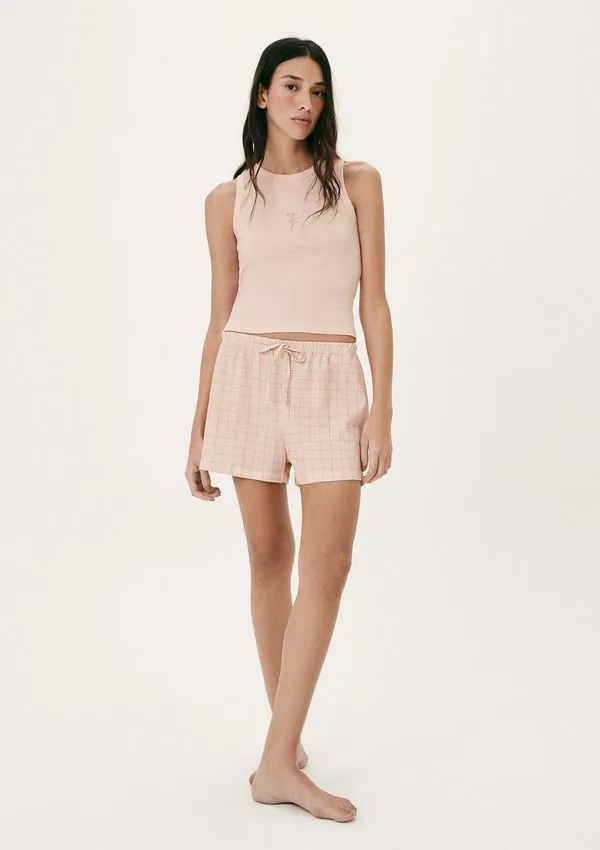 Pijama Feminino Curto Estampado - Rosa G