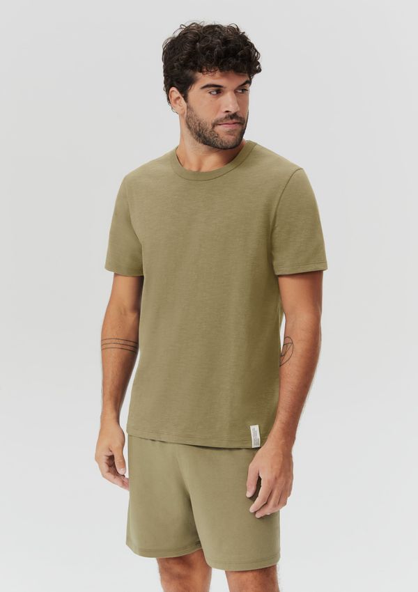 Pijama Curto Masculino Em Malha Flamê - Verde G