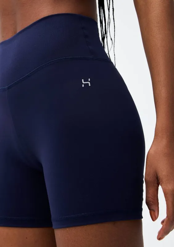 Bermuda Esportiva Feminina Biker - Azul XG
