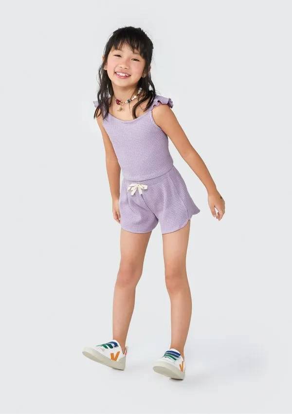 Shorts Infantil Menina - Roxo 012