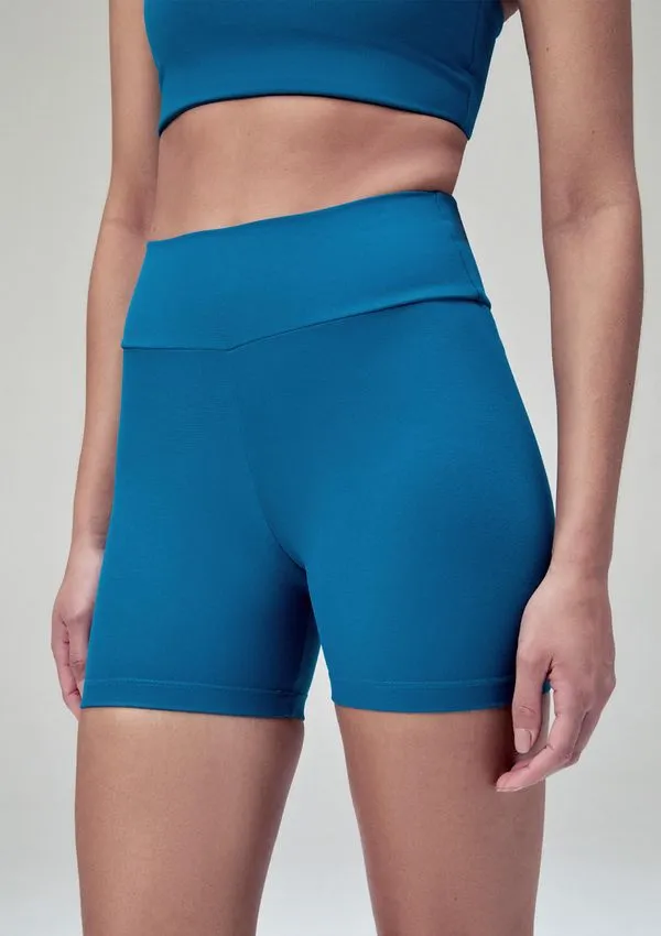 Bermuda Esportiva Feminina Secagem Rápida - Azul XP