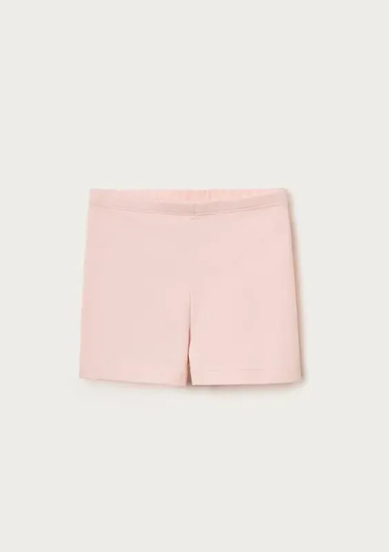Shorts Curto Básico Infantil Menina - Rosa 006