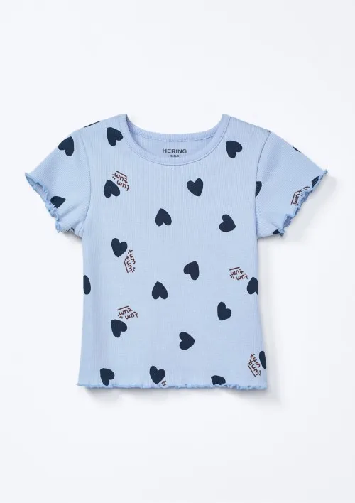 Blusa Infantil Menina Toddler Estampada - Azul 001