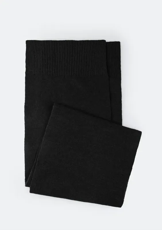 Cachecol Feminino Em Tricô - Preto UNI