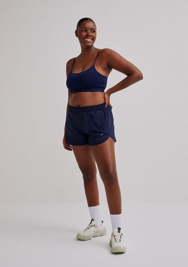 Shorts Feminino Esportivo Curto - Azul XG