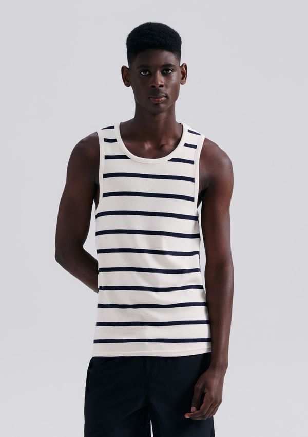 Regata Masculina Listrada Em Ribana - Off white P