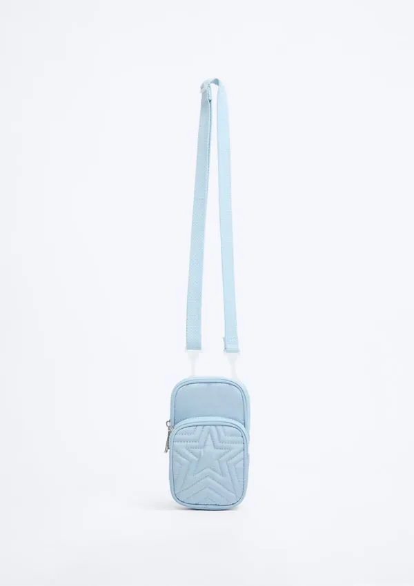 Bolsa Infantil Menina Em Matelassê - Azul UNI