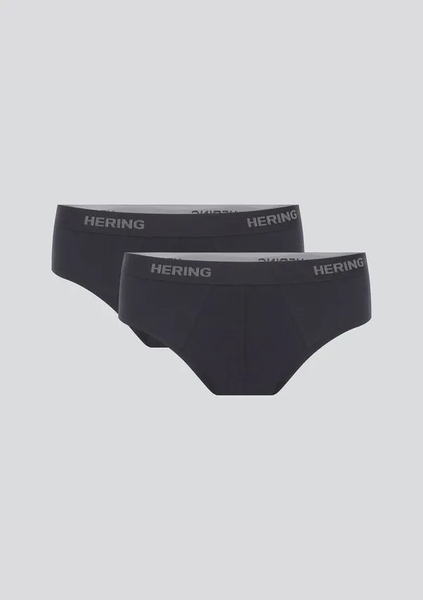 Kit 2 Cuecas Slip Com Elástico - Preto M
