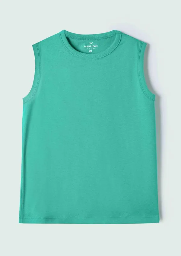 Regata Básica Infantil Menino Modelagem Regular - Verde 002