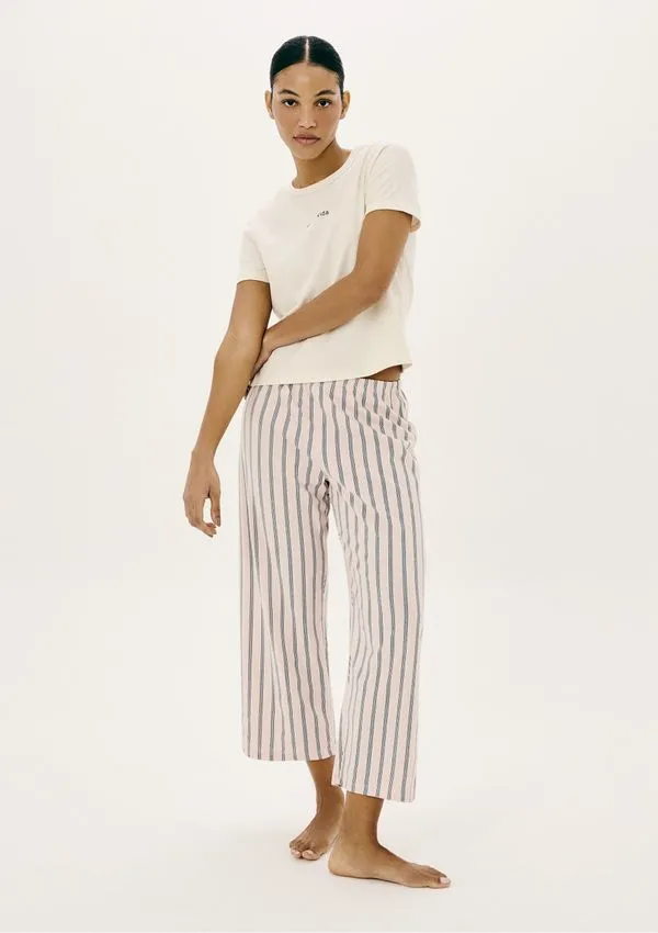 Pijama Longo Feminino Estampado - Rosa M