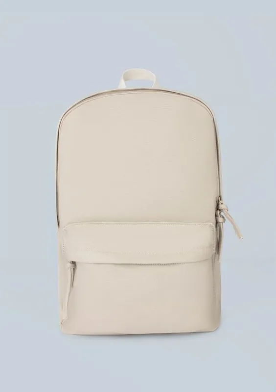 Mochila Masculina De Lona - Bege UNI