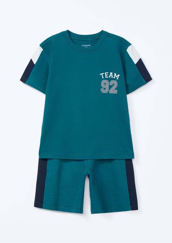 Conjunto Infantil Menino Estampado Oversized - Verde 006