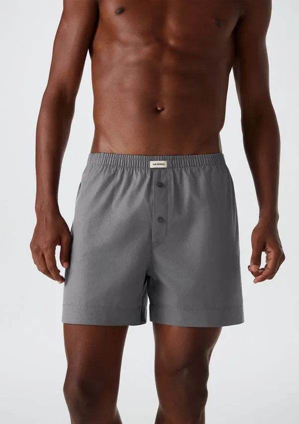 Cueca Samba Canção Em Tricoline - Cinza G
