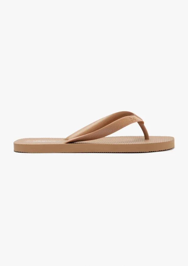 Chinelo de Dedo Feminino Texturizado - Bege 034