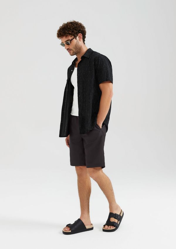 Shorts Praia Masculino - Cinza P