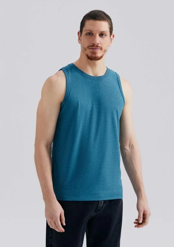 Regata Básica Masculina World - Azul XG