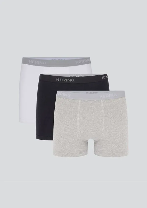 Kit 3 Cuecas Boxer Em Malha - Multicolorido G