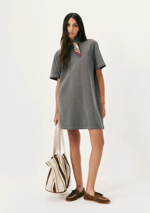 Vestido Curto Reto Estonado - Preto XG
